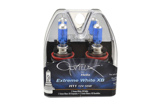 Hella H11 12V 55W Xenon White XB Bulb (Pair) - awdtuningtx