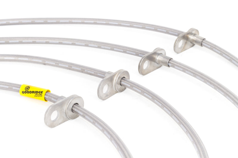 Goodridge 12-13 Honda Civic (Si Models) / 13 Acura ILX 2.4L Lrg Disc SS Brake Lines - awdtuningtx