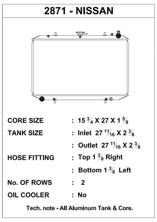 CSF 90-97 Nissan 300ZX Radiator - awdtuningtx