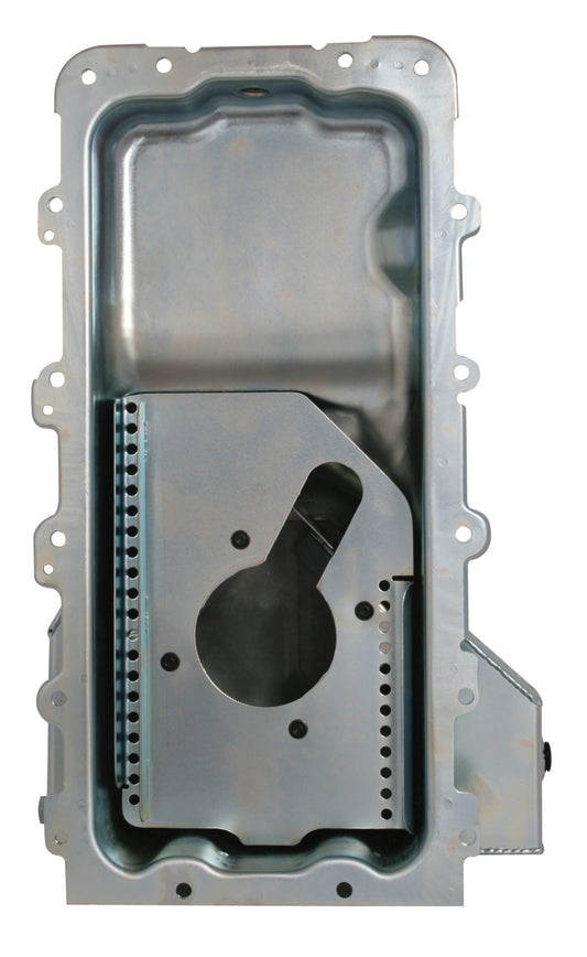 Moroso Ford 4.6/5.4L (w/Rear Sump) Road Race Baffled Wet Sump 8qt 6.5in Steel Oil Pan - awdtuningtx