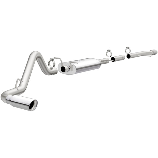 Magnaflow 14 Chevy Silverado V8 5.3L CC/EC Cab Single P/S Rear Exit Stainless Cat Back Perf Exhaust - awdtuningtx