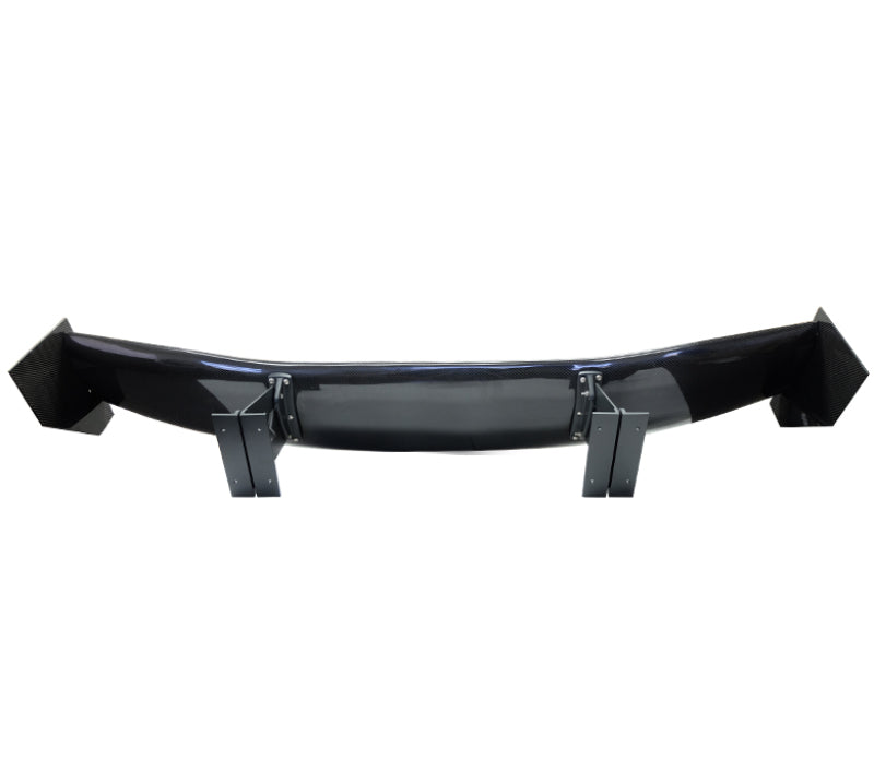 NRG Carbon Fiber Spoiler - Universal (59in.) NRG Logo Large End Plates - awdtuningtx
