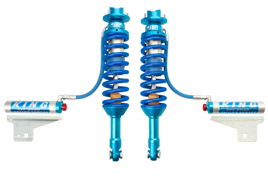 King Shocks 10-14 Ford F150 Raptor 4WD Front 3.0 Dia Remote Reservoir Coilover w/Adjuster (Pair) - awdtuningtx