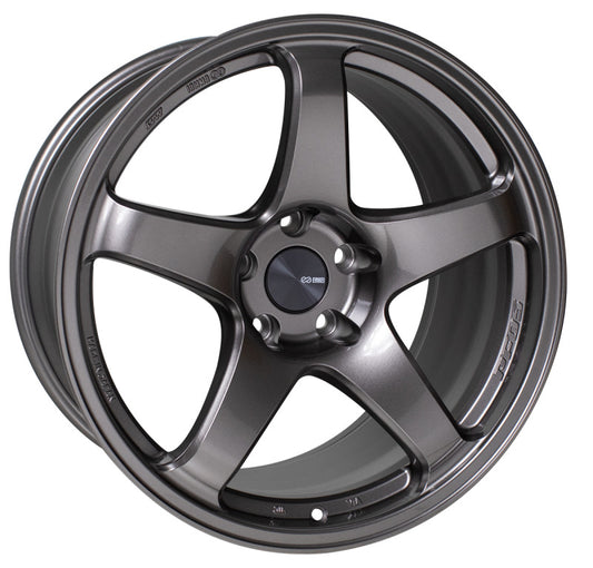 Enkei PF05 17x8 5x114.3 35mm Offset 75mm Bore Dark Silver Wheel - awdtuningtx