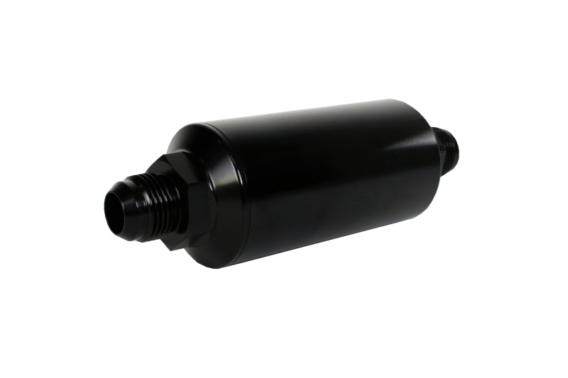 Aeromotive In-Line Filter - (AN-10) 100 Micron Stainless Steel Element Black Anodize Finish - awdtuningtx