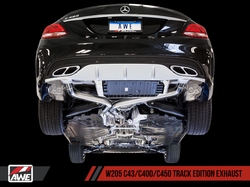 AWE Tuning Mercedes-Benz W205 C450 AMG / C400 Touring Edition Exhaust - awdtuningtx