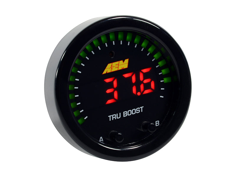 AEM X-Series Tru-Boost Controller Gauge w/ Boost Control Solenoid 80PSIg Internal MAP Sensor - awdtuningtx