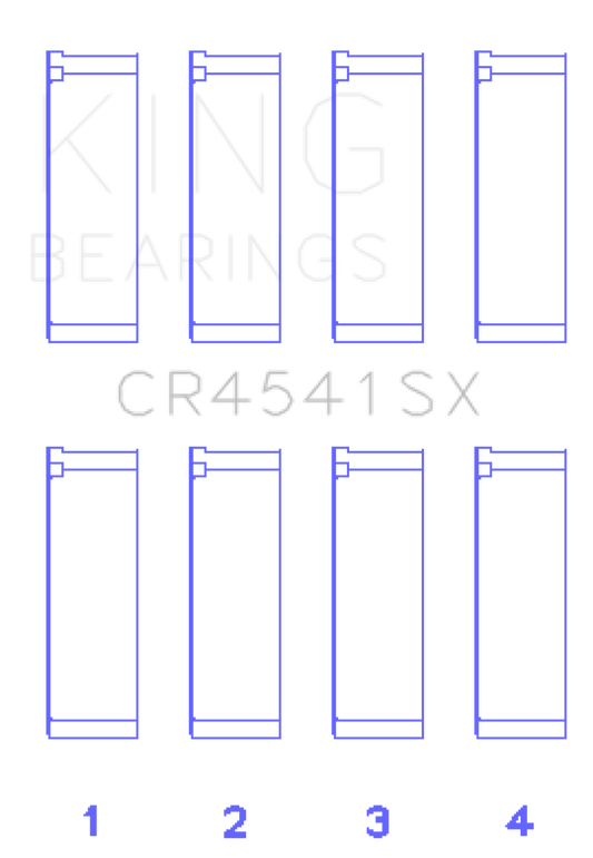 King Bearings Connecting Rod Bearing Set - for Honda F23A/F23Z/K20A3 - awdtuningtx