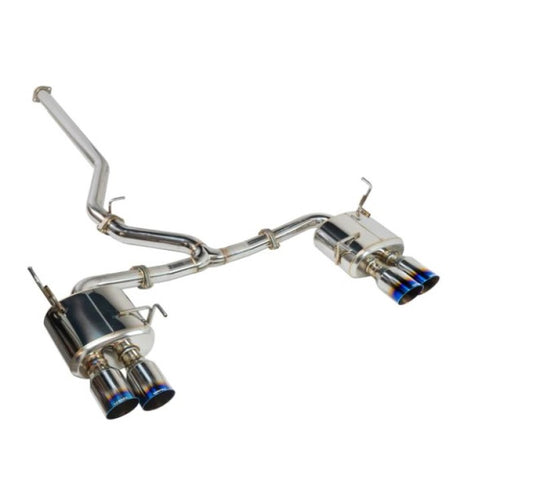 Remark 2022+ Subaru WRX Cat-Back Exhaust w/ Burnt Stainless Tip Cover - awdtuningtx
