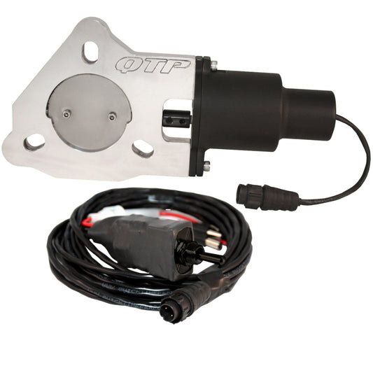 QTP 2.25in Bolt-On QTEC Electric Cutout Valve - Single - awdtuningtx