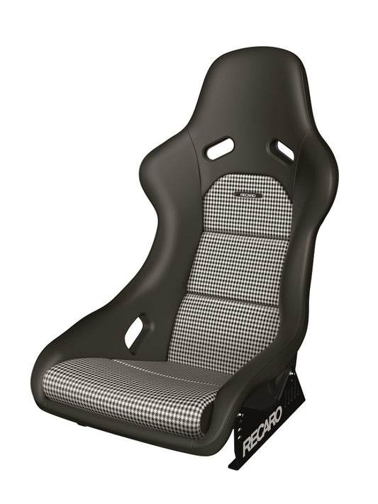 Recaro Classic Pole Position ABE Seat - Black Leather/Pepita Fabric - awdtuningtx