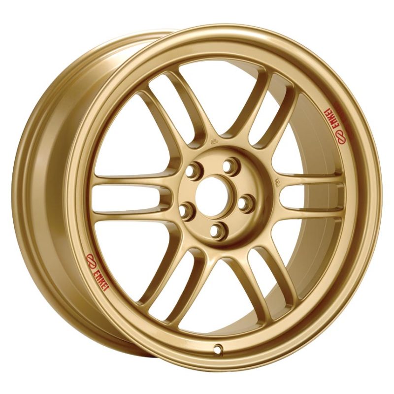 Enkei RPF1 17x8 5x114.3 45mm Offset 73mm Bore Gold Wheel 05-07 STI/06-10 Civic Si - awdtuningtx