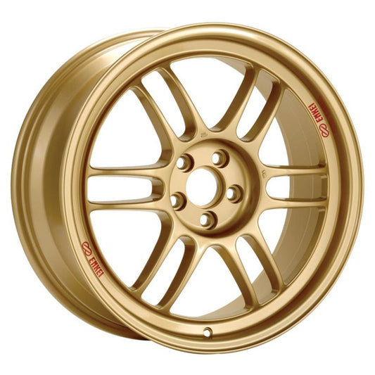 Enkei RPF1 17x8 5x114.3 45mm Offset 73mm Bore Gold Wheel 05-07 STI/06-10 Civic Si - awdtuningtx