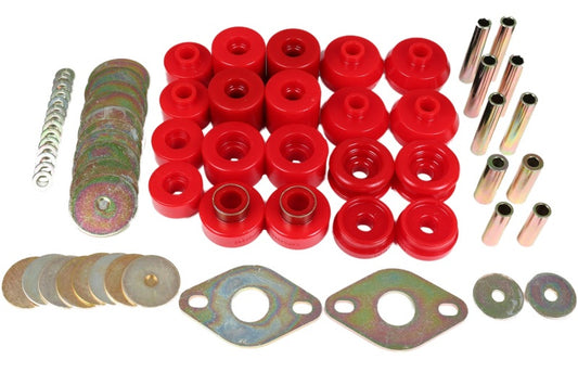 Energy Suspension 96-99 Toyota 4Runner 2WD/4WD Red Body Mount Bushing Set - awdtuningtx
