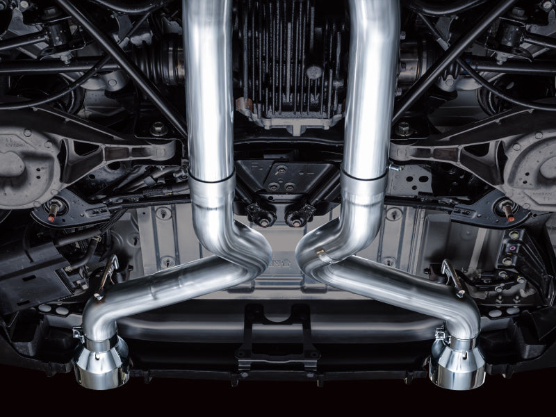 AWE 2023 Nissan Z RZ34 RWD Track Edition Catback Exhaust System w/ Chrome Silver Tips - awdtuningtx