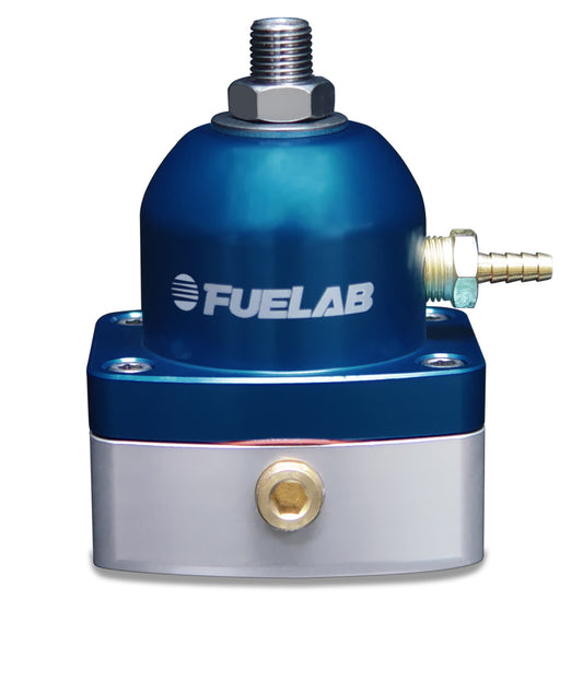 Fuelab 535 EFI Adjustable Mini FPR 25-90 PSI (2) -6AN In (1) -6AN Return - Blue - awdtuningtx