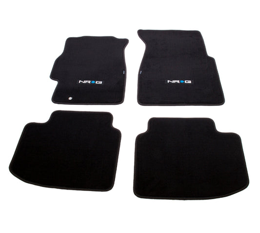 NRG Floor Mats - 96-00 Honda Civic 2DR & 3DR (EK9 Logo) - 4pc. - awdtuningtx