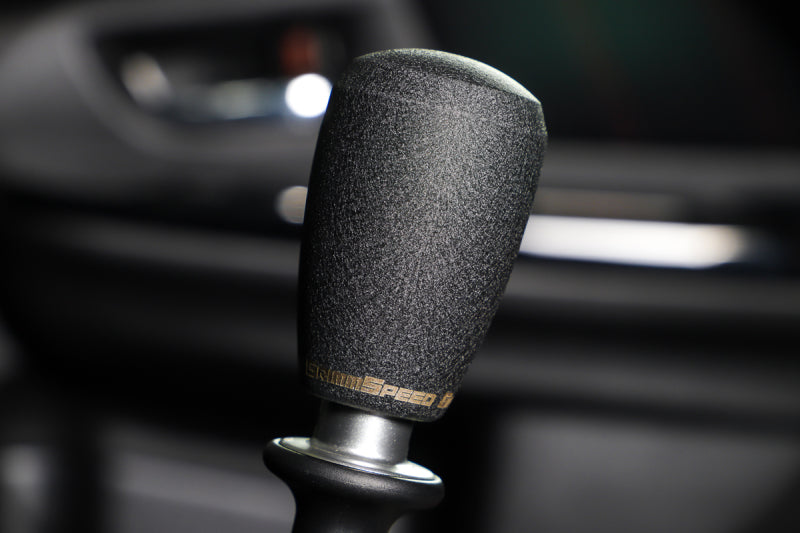 GrimmSpeed Shift Knob Stainless Steel - Subaru 5 Speed and 6 Speed Manual Transmission - Black - awdtuningtx