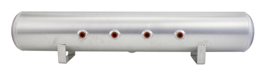 Air Lift 5 Gal Alum Air Tank - (4) 3/8in Face Ports & 1/4in Drain Port - 36in L X 6in D - awdtuningtx