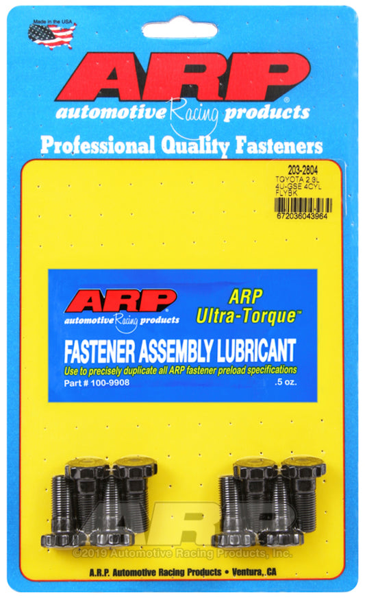 ARP Toyota 2.0L 4U-GSE 4Cyl Flywheel Bolt Kit - awdtuningtx