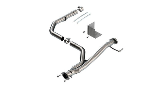 Borla 2021-2022 Toyota Tacoma 3.5L V6 T-304 Stainless Steel Y-Pipe - Brushed - awdtuningtx