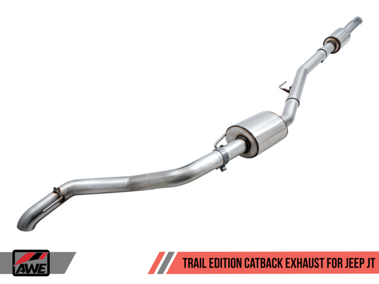 AWE Tuning 20-21 Jeep Gladiator JT 3.6L Trail Edition Cat-Back Exhaust - awdtuningtx