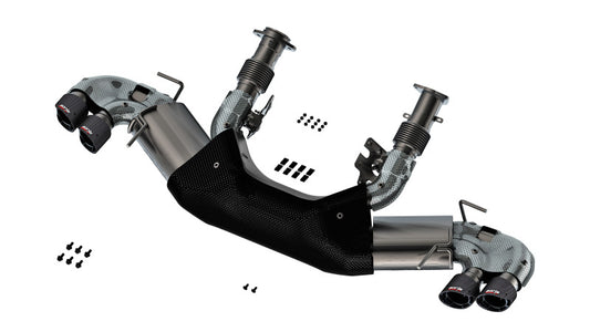 Borla 20-23 Chevy Corvette 6.2L V8 AT w/o NPP 3in ATAK Catback Exhaust - Carbon Fiber Tips - awdtuningtx