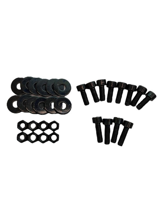 Sparco Seat Hardware Spacer Kit Side Mount - Black Zinc - awdtuningtx