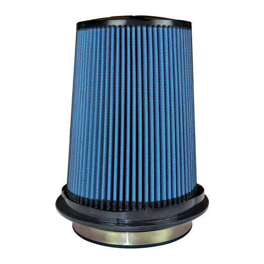 Injen SuperNano Web Dry Air Filter - 5in Flange ID / 7in  Base / 7.9in Media Height / 5in Top - awdtuningtx