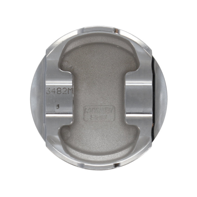 Manley 93-98 Toyota Supra Turbo (2JZGTE) 86.5mm +.5mm Oversized Bore 8.5:1 Dish Piston Set with Ring - awdtuningtx