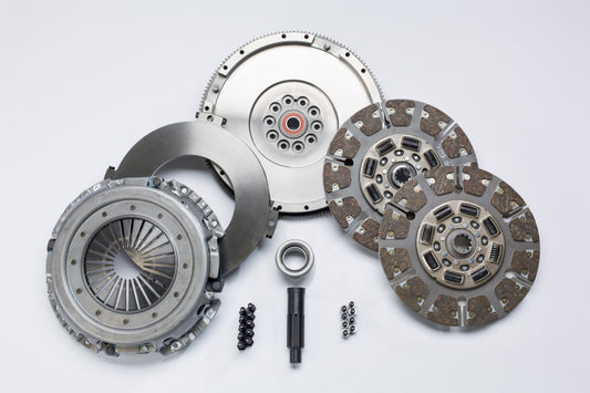 South Bend Clutch 08-09 Ford 6.4L ZF-6 Street Dual Disc Organic Clutch Kit - awdtuningtx