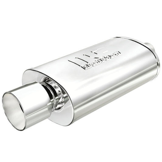 MagnaFlow Muffler W/Tip Mag SS 14X5X8 2.25/4. - awdtuningtx