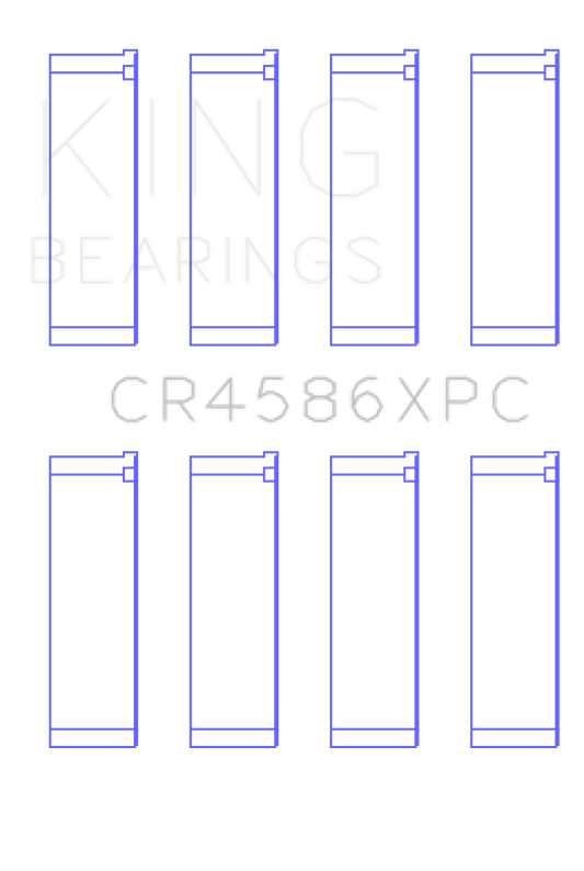 King Mitsubishi 4B11T (Size STD) Performance Coated Rod Bearing Set - awdtuningtx