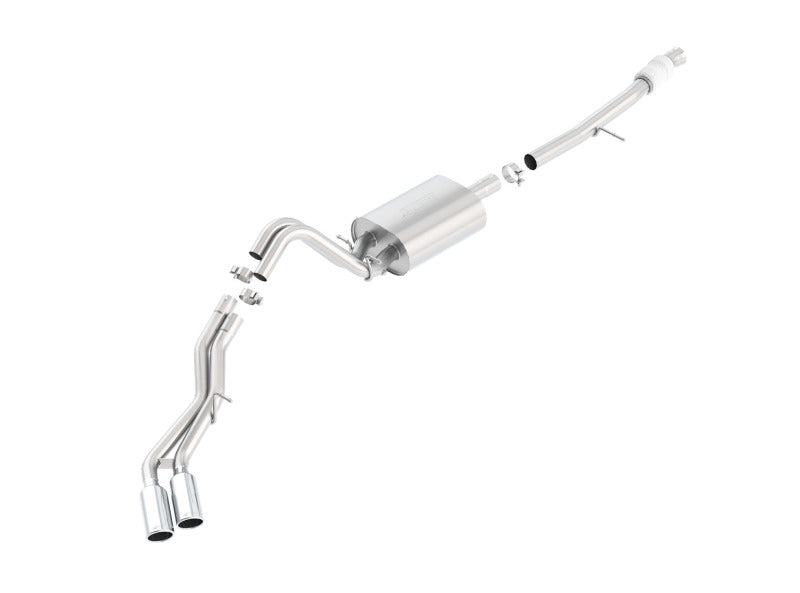 Borla Touring Cat Back 15-16 Chevy Suburban 5.3L V8 2.75in, 2.25in Dual Same Side Exit 4in Tips - awdtuningtx