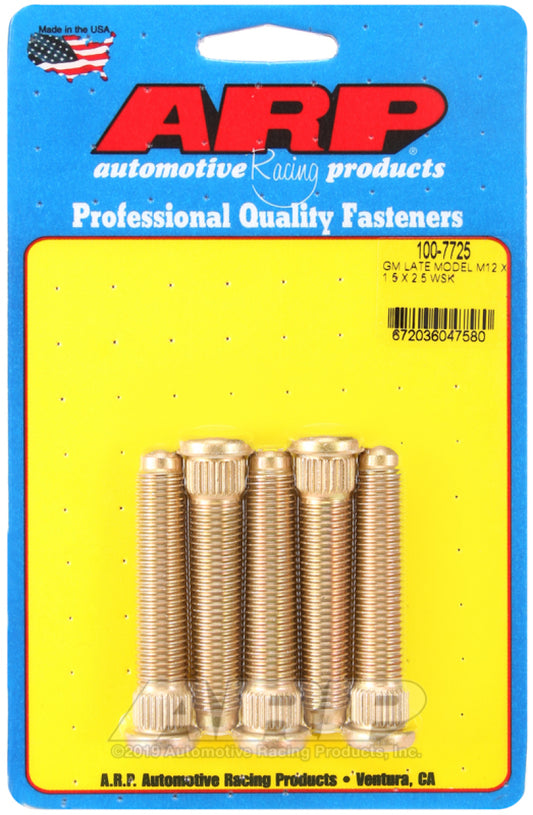 ARP Late Model GM M12x1.50inX2.50in Wheel Stud Kit - awdtuningtx
