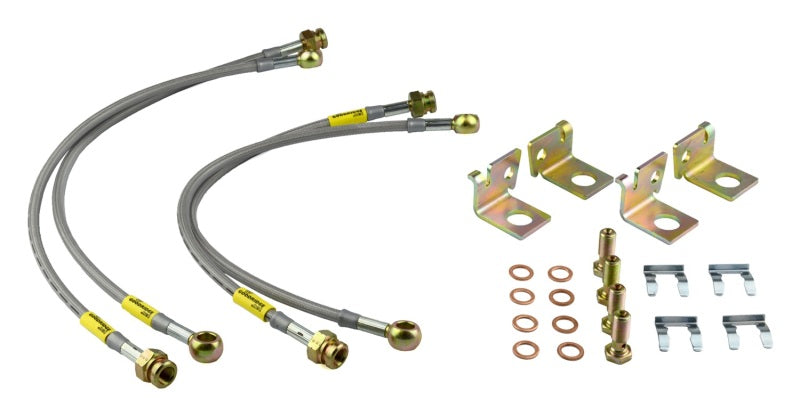 Goodridge 06-13 Chevrolet Corvette Z06/ZR1/Grand Sport Stainless Steel Brake Lines Kit - awdtuningtx