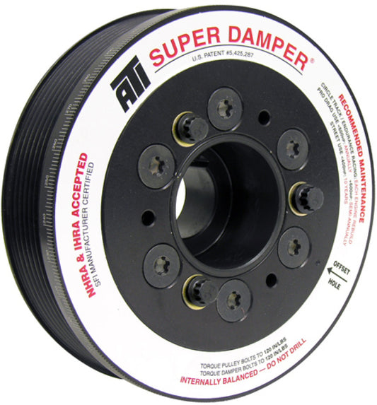 ATI Damper - 5.67in - Alum - 6 Grv - Mitsubishi Evo 10 - 3 Percent UD - 08+ - 1Pc - awdtuningtx
