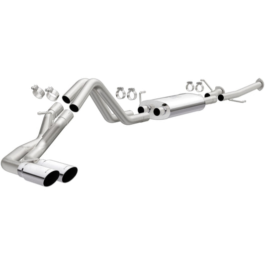 MagnaFlow 14 Toyota Tundra V8 4.6L/5.7L Stainless C/b Exhaust Dual same side pass. rear tire - awdtuningtx