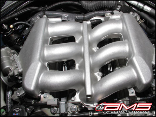 AMS Performance 2009+ Nissan GT-R R35 Alpha Fuel Rail Kit w/Regulator - Black - awdtuningtx