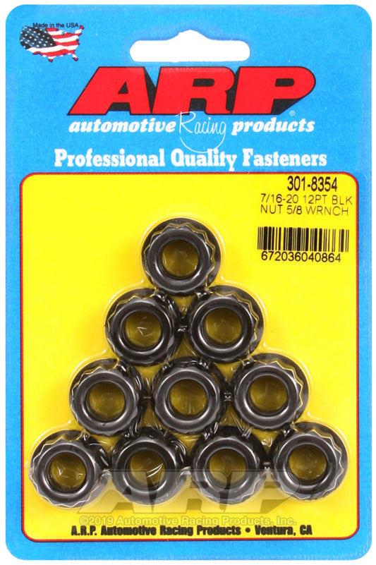 ARP 7/16-20 5/8 Socket 12 pt Nut Kit - awdtuningtx