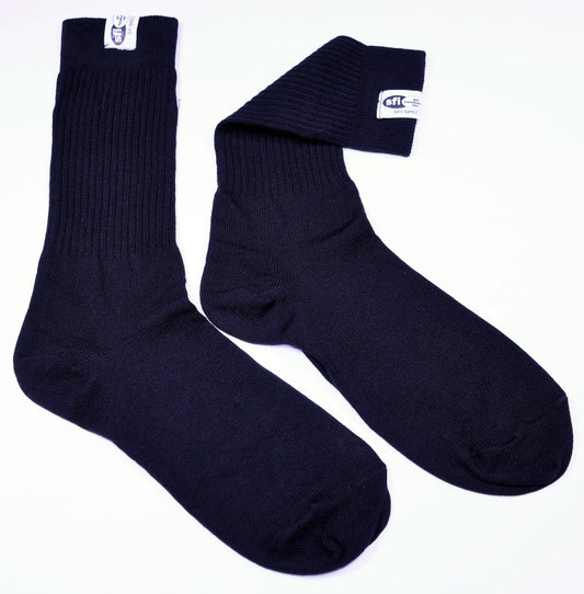 RaceQuip Black SFI 3.3 Fr Socks Large 10-11 - awdtuningtx