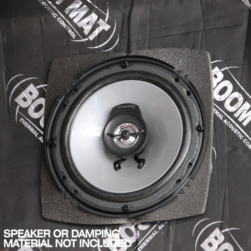 DEI Speaker Baffles 5.25in Round 6.5in Wide 6.5 Height 2.5in Deep Pair - awdtuningtx