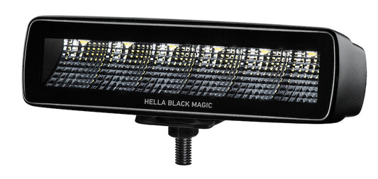 Hella Universal Black Magic 6 L.E.D. Mini Light Bar - Flood Beam - awdtuningtx