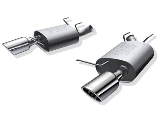Borla 11-14 Ford Mustang 3.7L 6cyl Aggressive ATAK Exhaust (rear section only) - awdtuningtx