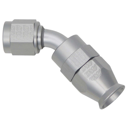 DeatschWerks 6AN Female Swivel 45-Degree Hose End PTFE (Incl. 1 Olive Insert) - awdtuningtx