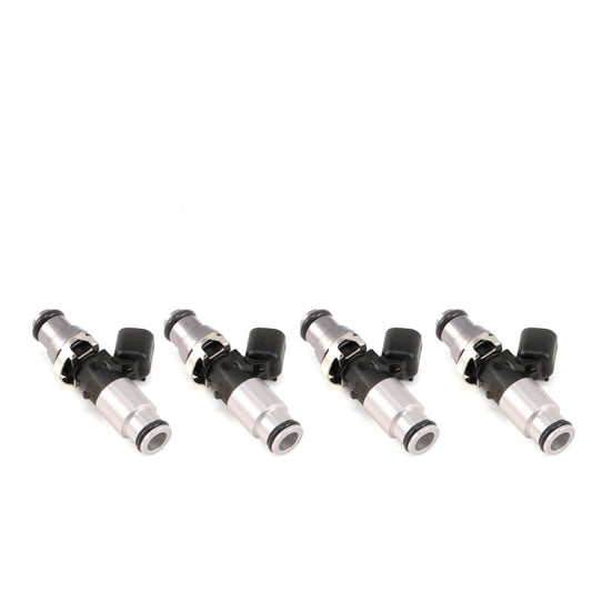 Injector Dynamics ID1300X Injectors- 14mm Top Adapter (Grey) - 14mm (Silver) Lower O-Ring - Set Of 4 - awdtuningtx