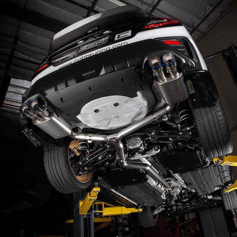 Cobb 22-23 Subaru WRX Titanium Catback Exhaust (Incl. Burnt Ti Tips) - awdtuningtx