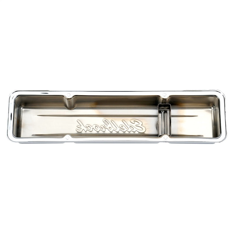 Edelbrock Valve Cover Signature Series Chevrolet 1959-1986 262-400 CI V8 Low Chrome - awdtuningtx