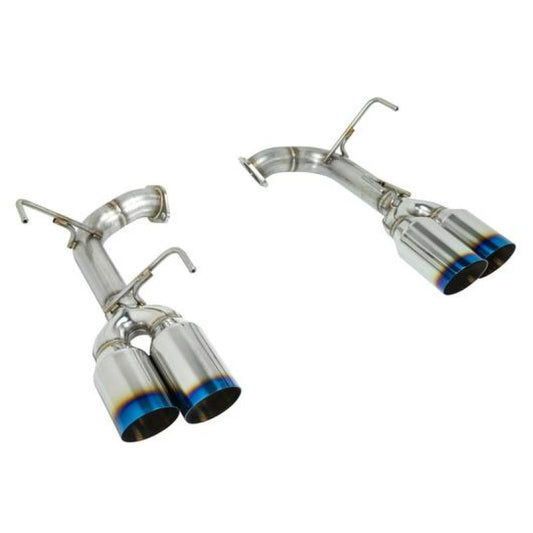 Remark Subaru WRX STi VA Axle Back Exhaust w/ Stainless Single Wall Tip - 4 Inch Version - awdtuningtx
