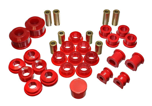 Energy Suspension 02-05 Honda Civic Si Red Hyper-Flex Master Bushing Set - awdtuningtx